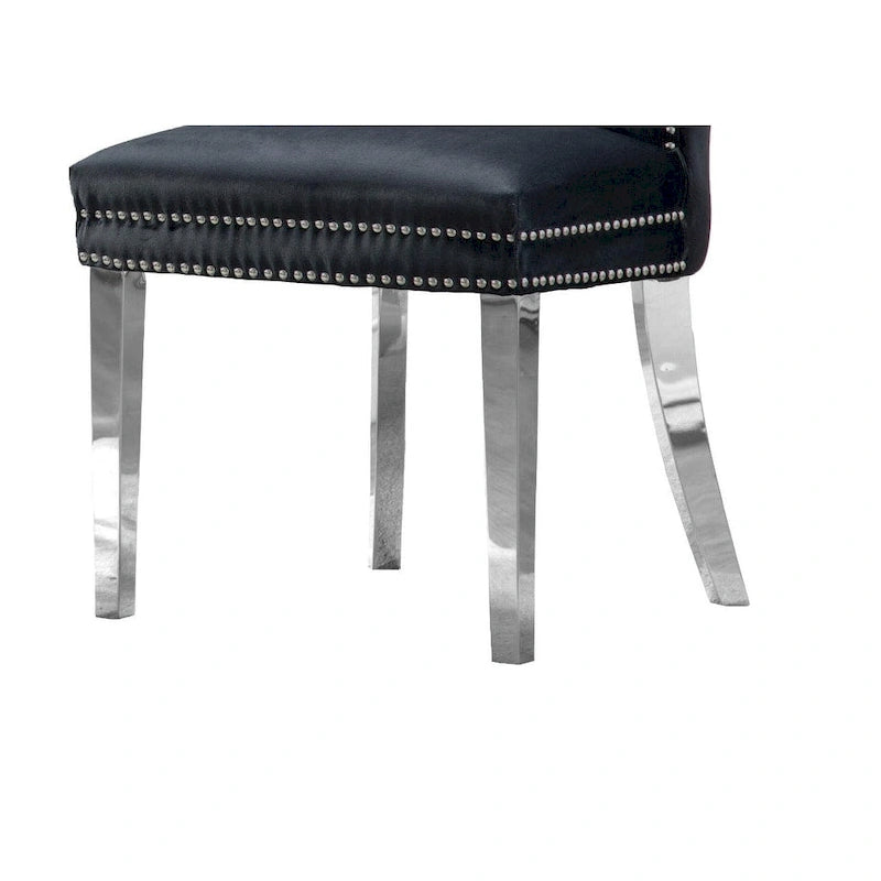 Chaises de salle à manger capitonnées, lot de 2, qualité supérieure