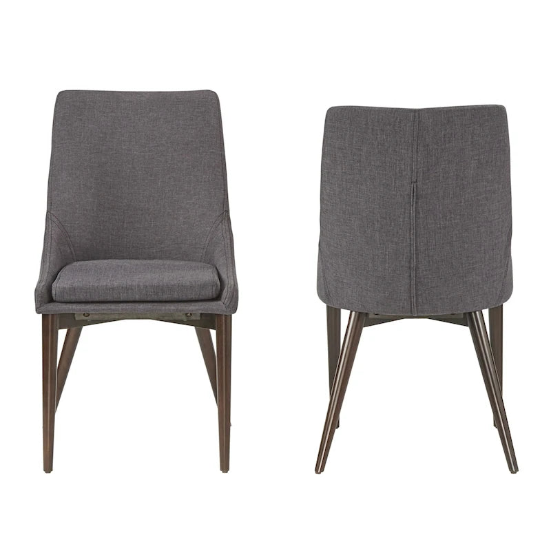 chaise de salle à manger médiévale à dossier incurvé