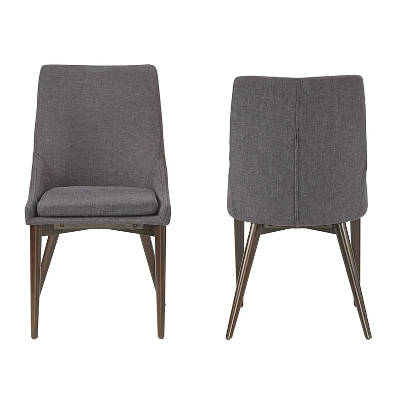 chaise de salle à manger médiévale à dossier incurvé