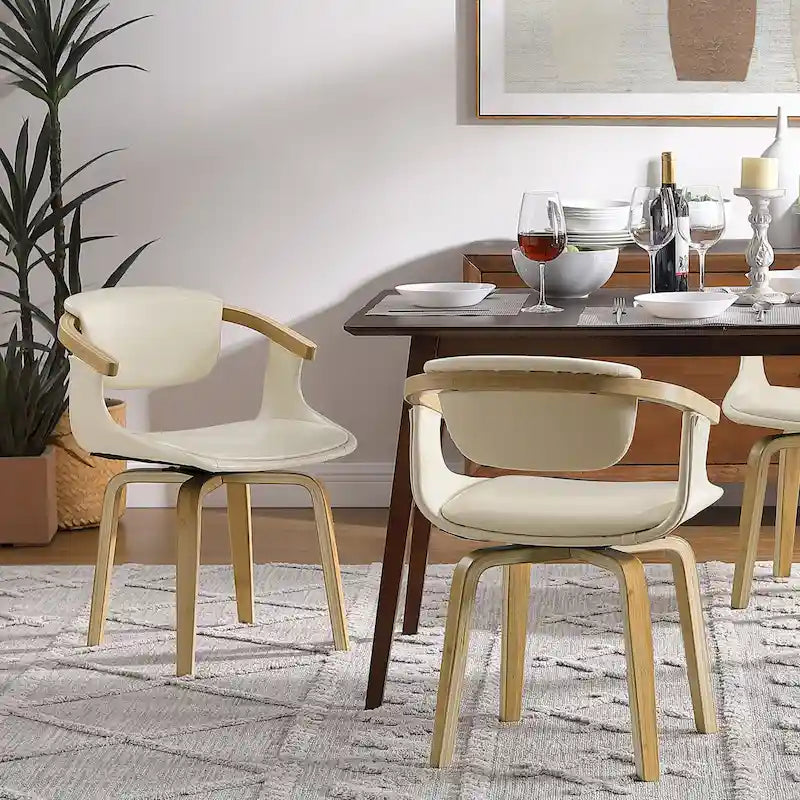 Chaise de salle à manger pivotante