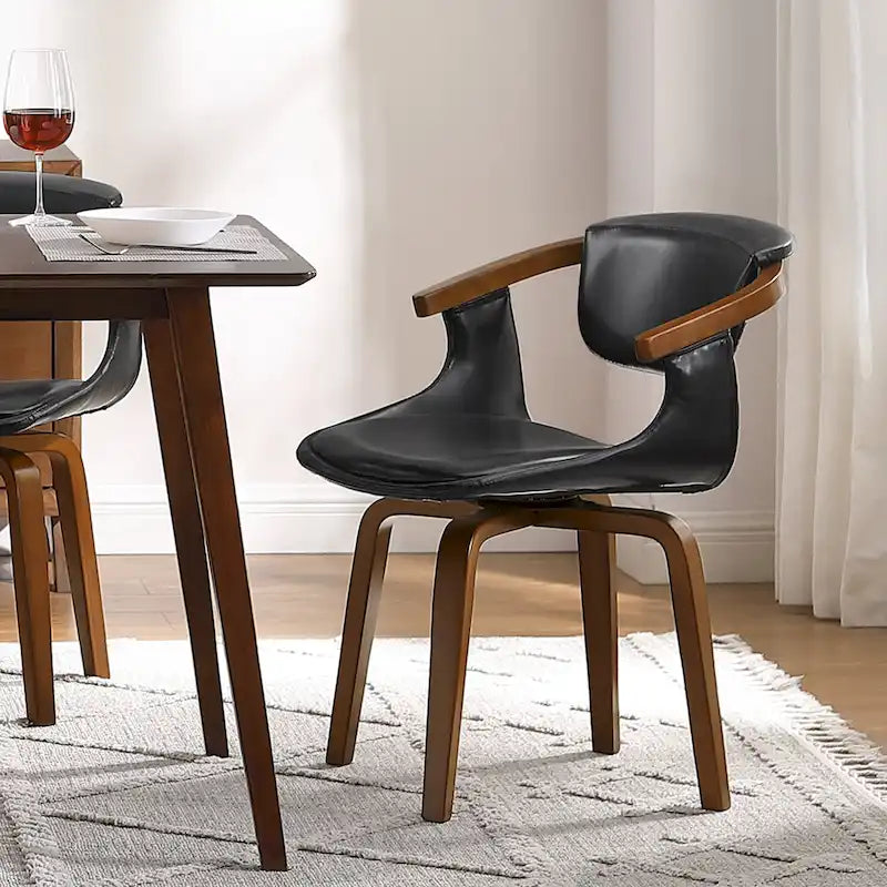 Chaise de salle à manger pivotante