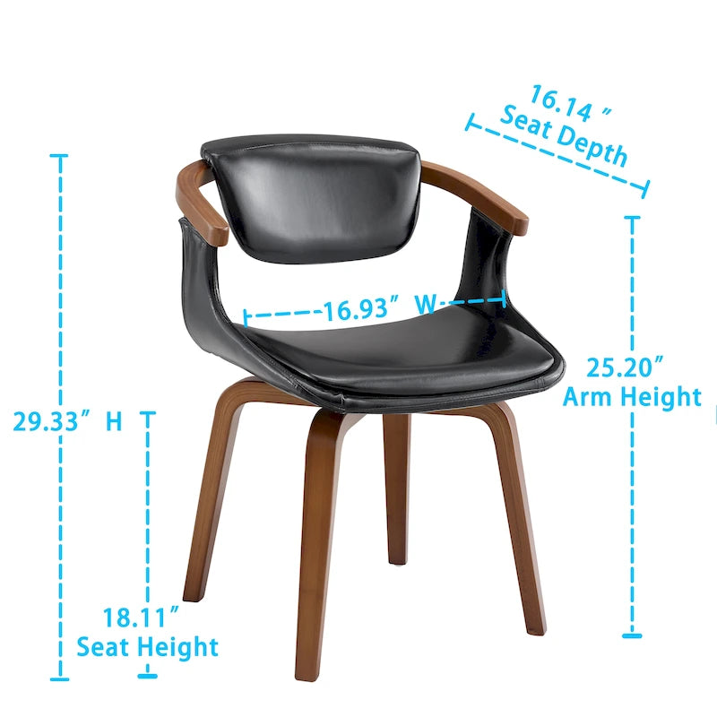 Chaise de salle à manger pivotante