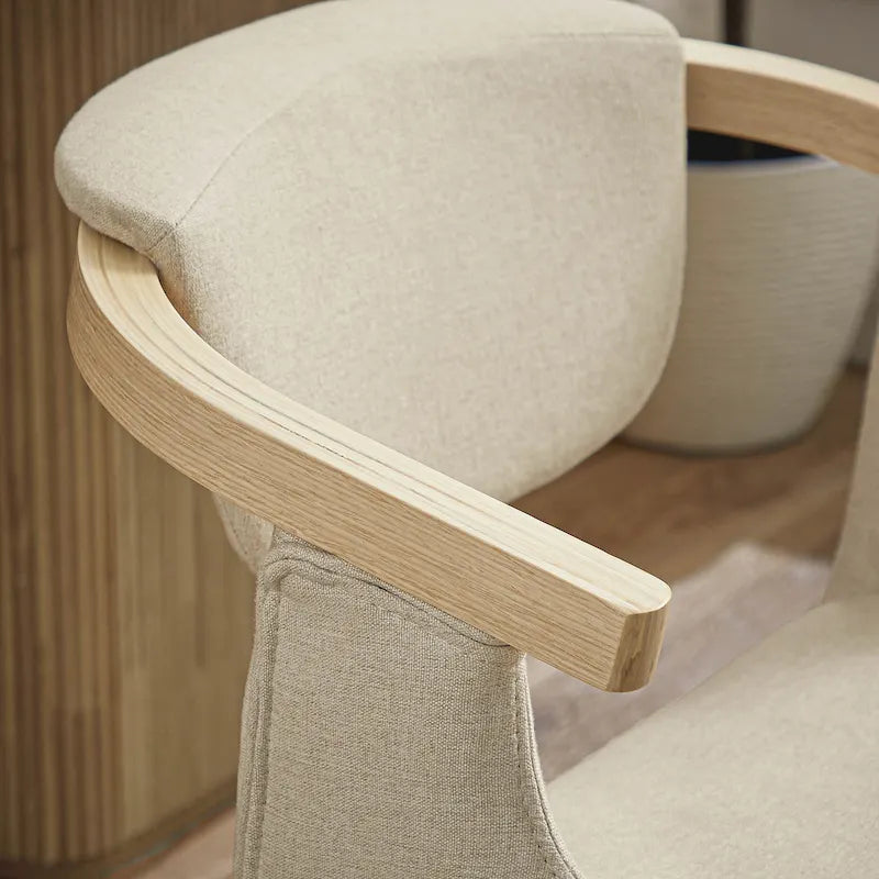 Chaise de salle à manger pivotante