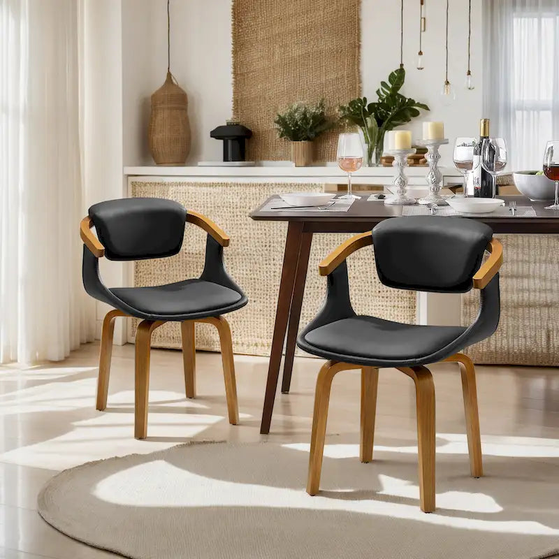 Chaise de salle à manger pivotante