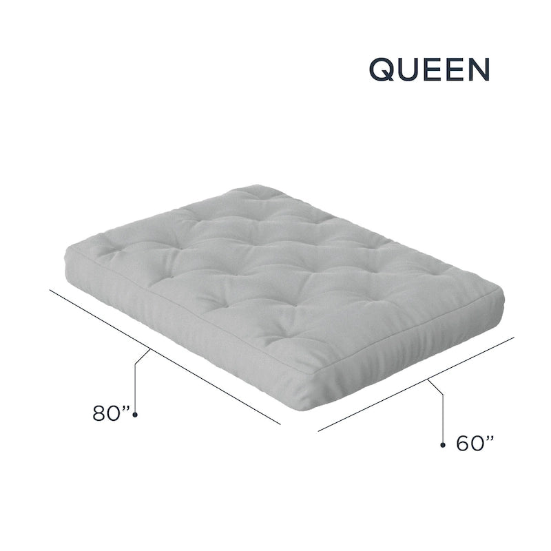 Matelas japonais grand lit en mousse mémoire de forme infusée de gel