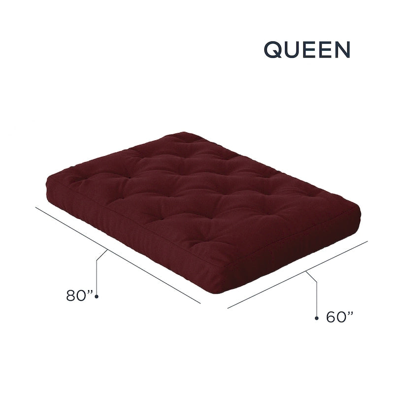 Matelas japonais grand lit en mousse mémoire de forme infusée de gel