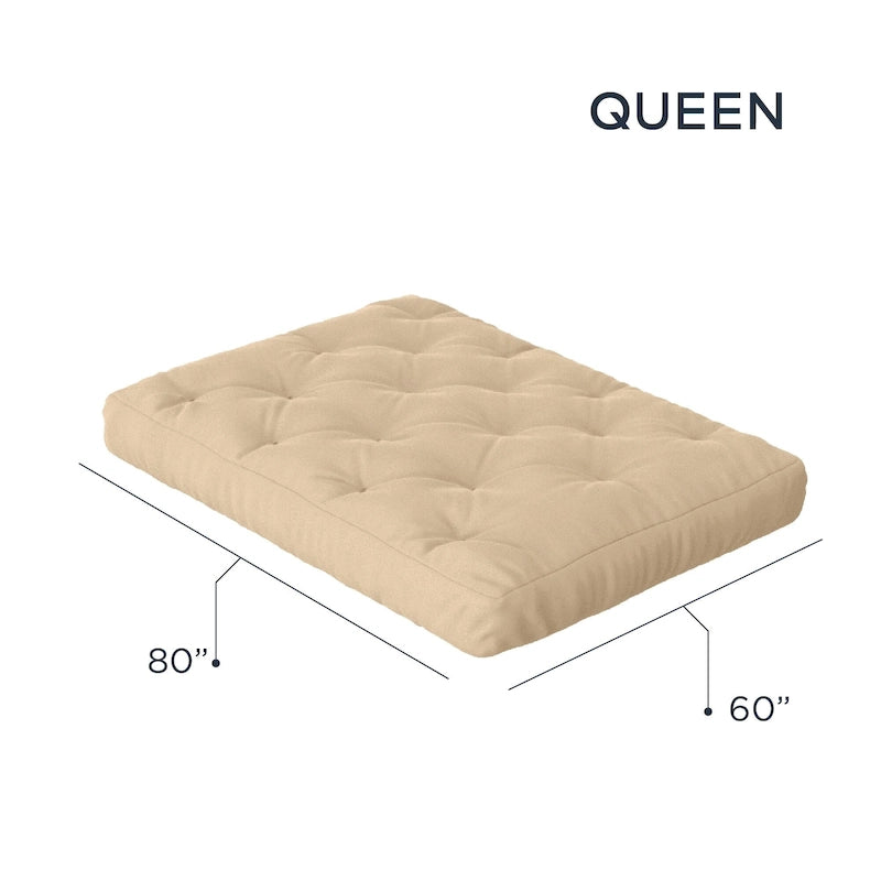 Matelas japonais grand lit en mousse mémoire de forme infusée de gel