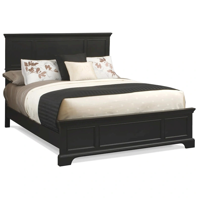 Lit queen-size noir