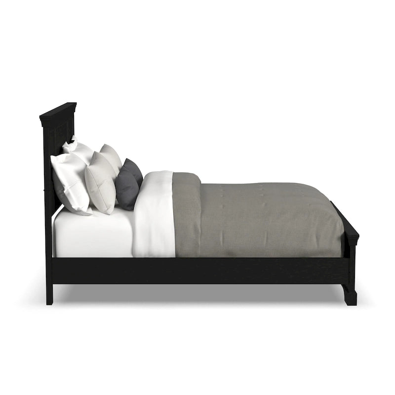 Lit queen-size noir