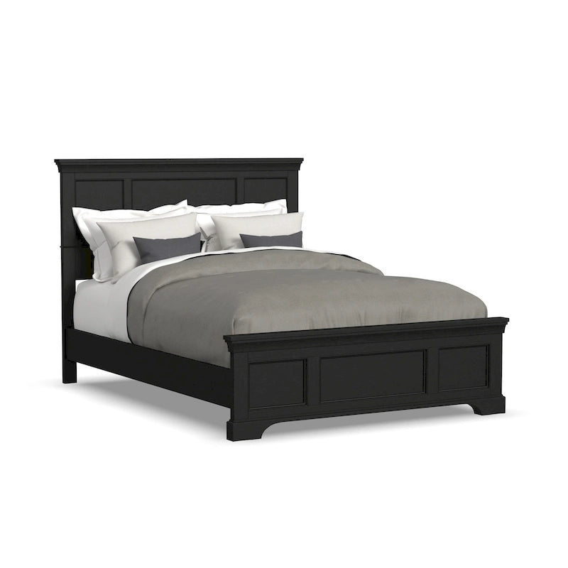 Lit queen-size noir