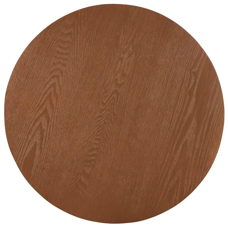 Table basse ronde avec rangement