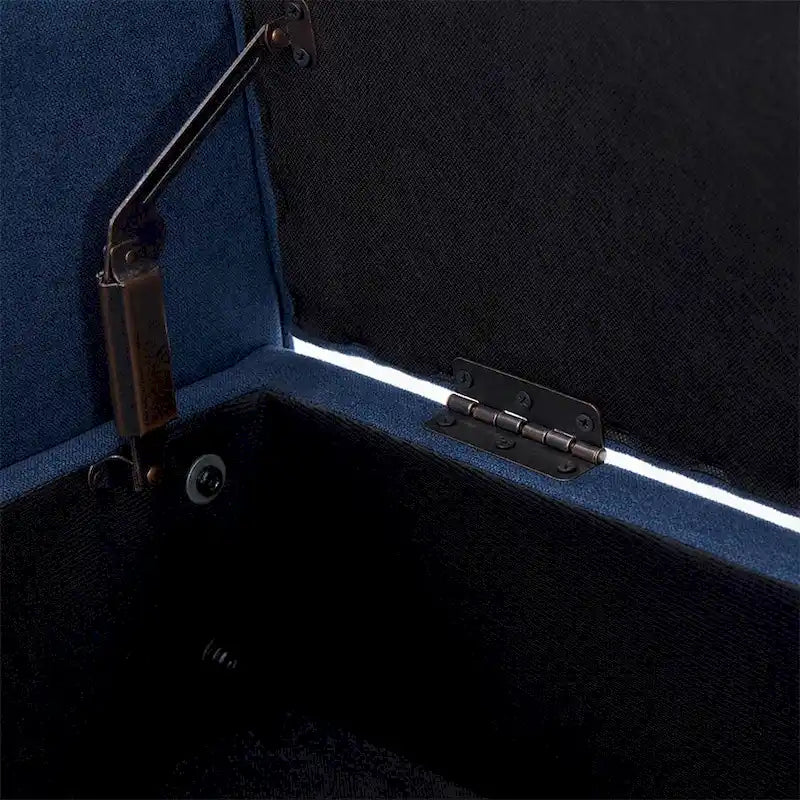 Banc de rangement capitonné, banc d'entrée avec accoudoirs et plateau rabattable capitonné