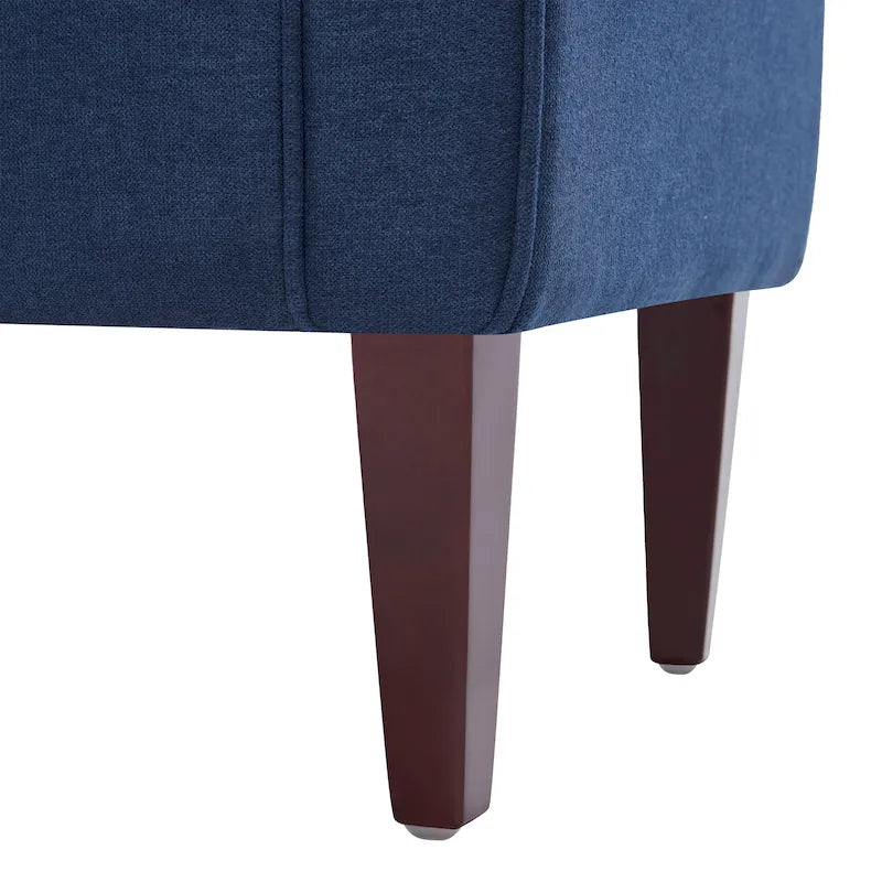 Banc de rangement capitonné, banc d'entrée avec accoudoirs et plateau rabattable capitonné