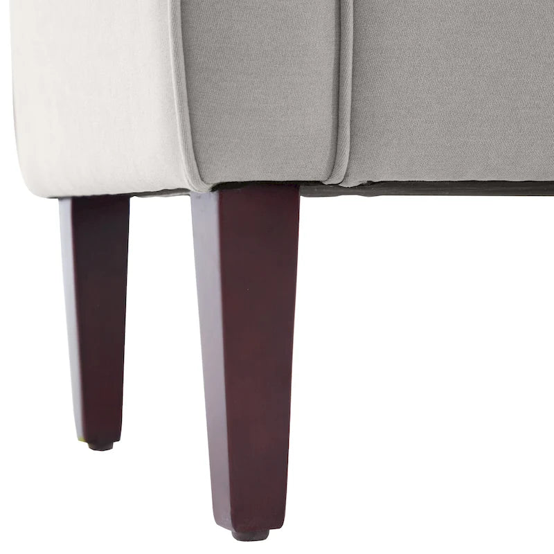 Banc de rangement capitonné, banc d'entrée avec accoudoirs et plateau rabattable capitonné
