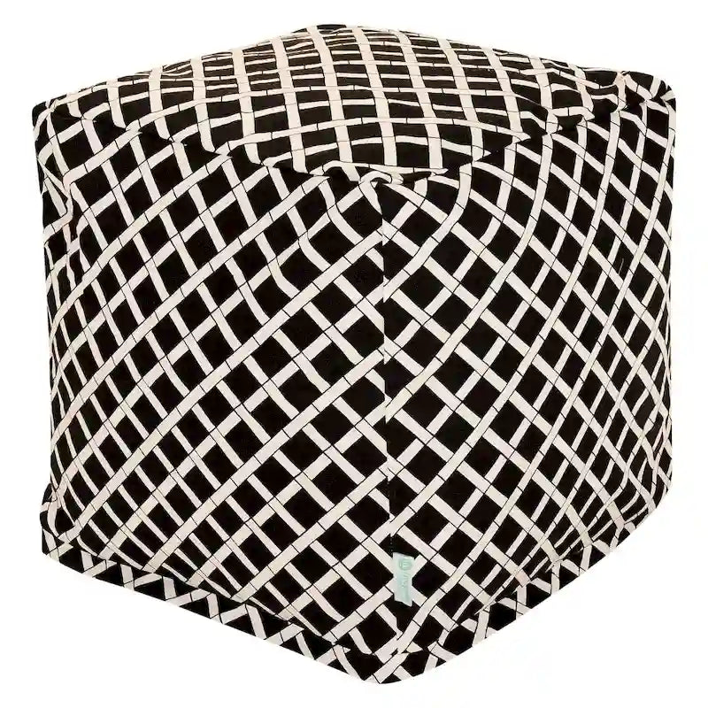 Poufs/cubes d'intérieur/extérieur en bambou