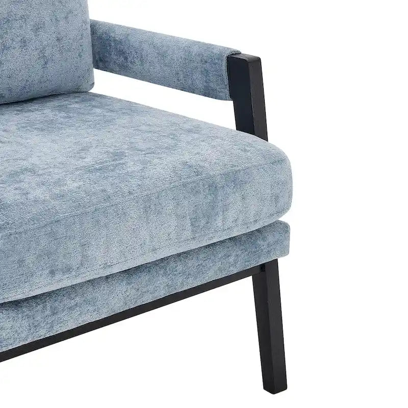 Fauteuil rembourré moderne de style médiéval