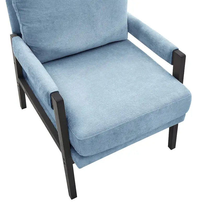 Fauteuil rembourré moderne de style médiéval