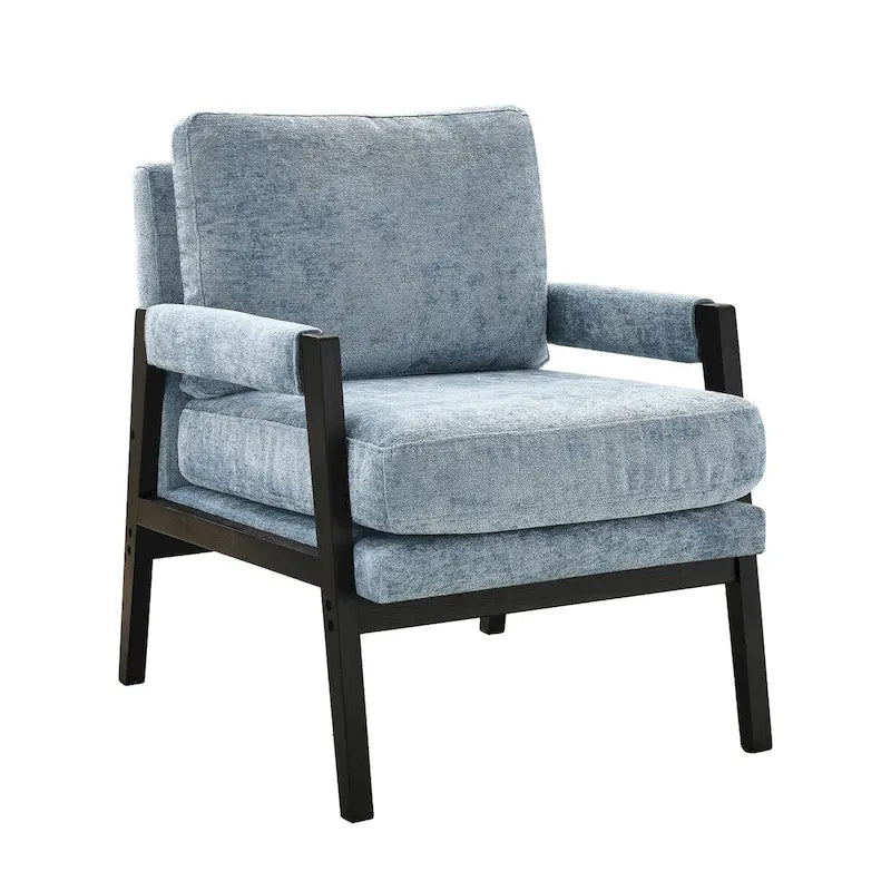 Fauteuil rembourré moderne de style médiéval