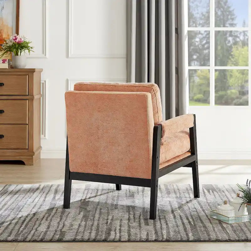 Fauteuil rembourré moderne de style médiéval