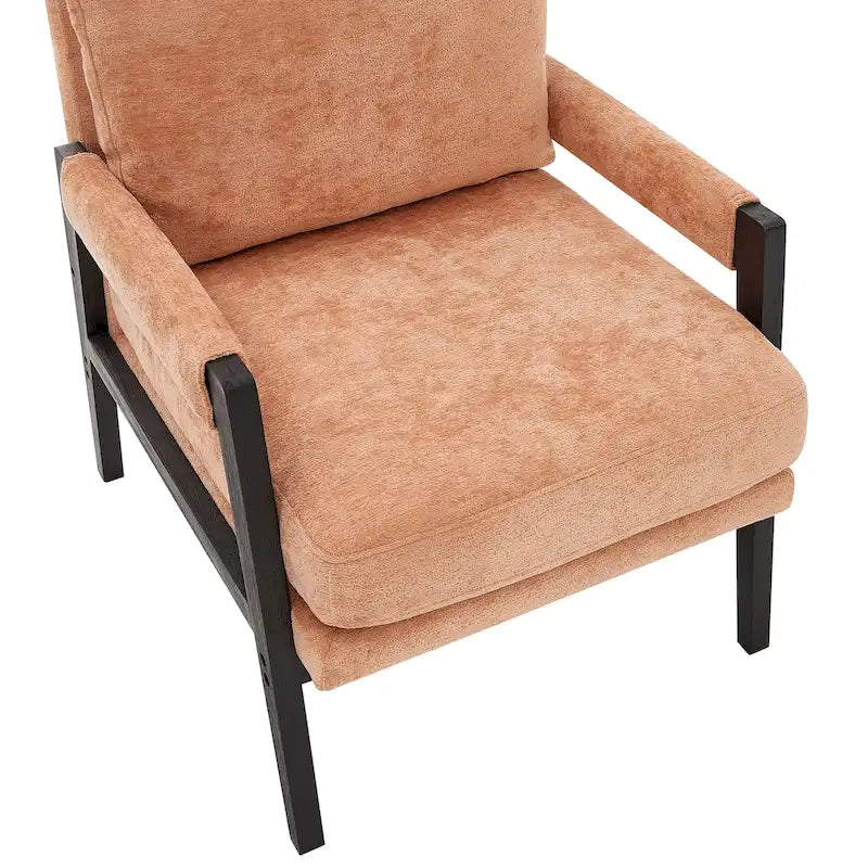 Fauteuil rembourré moderne de style médiéval