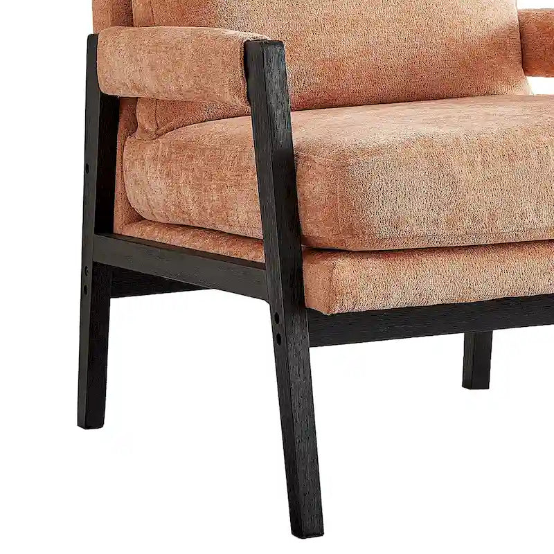 Fauteuil rembourré moderne de style médiéval