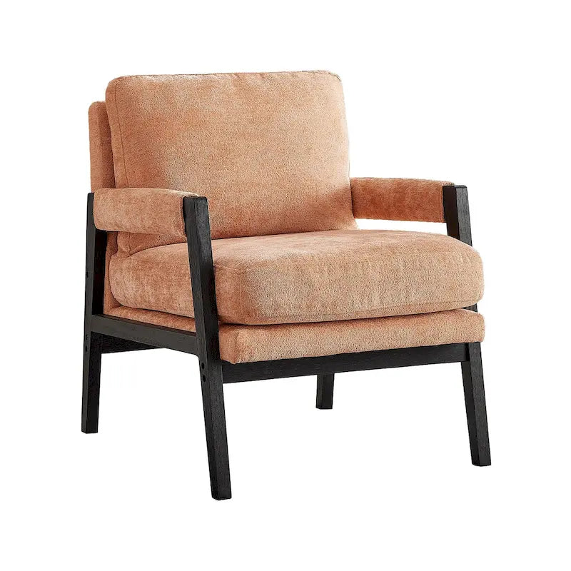 Fauteuil rembourré moderne de style médiéval