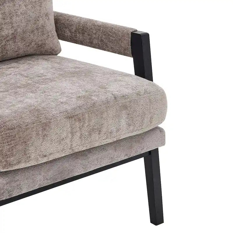 Fauteuil rembourré moderne de style médiéval