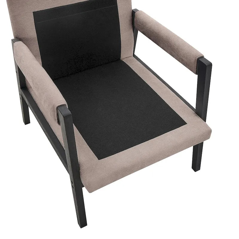 Fauteuil rembourré moderne de style médiéval