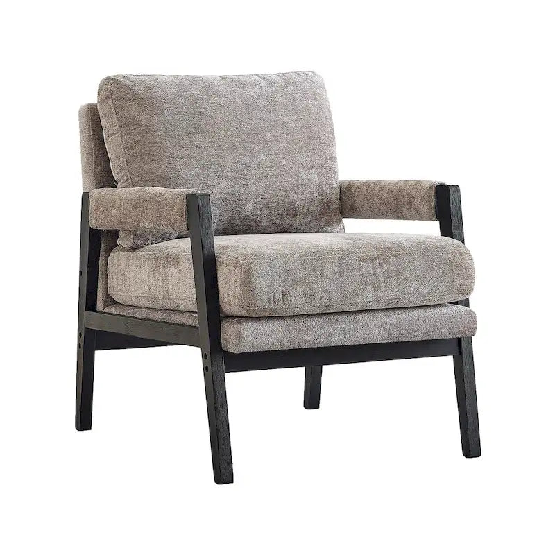 Fauteuil rembourré moderne de style médiéval
