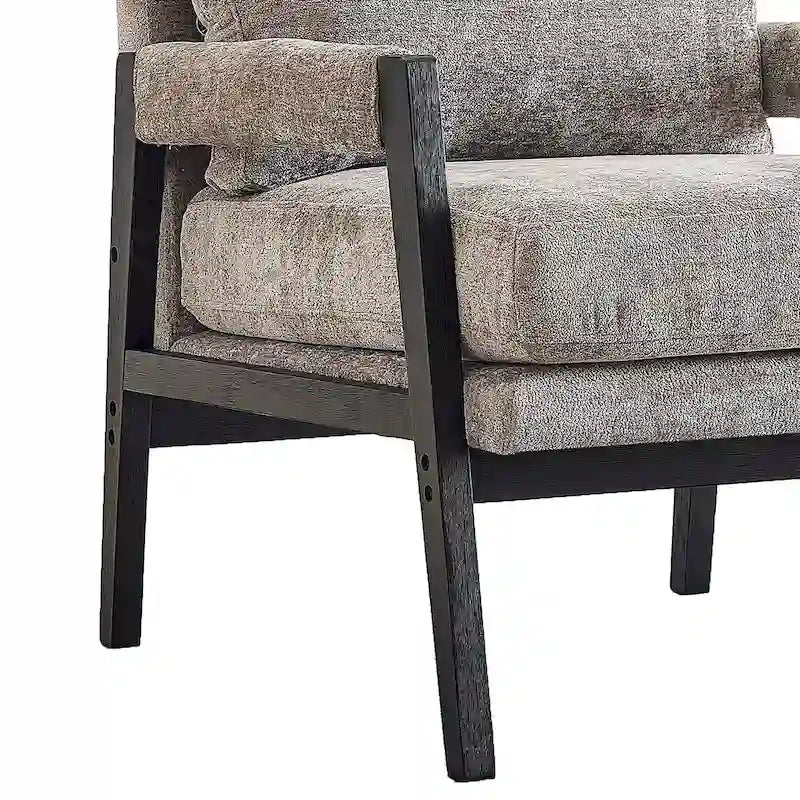 Fauteuil rembourré moderne de style médiéval
