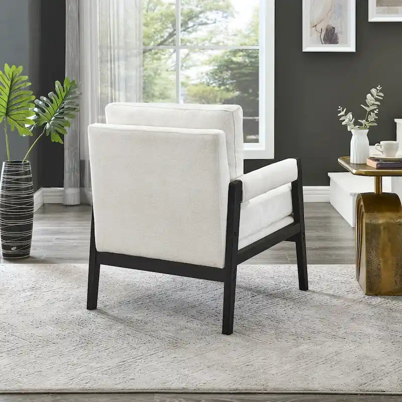 Fauteuil rembourré moderne de style médiéval