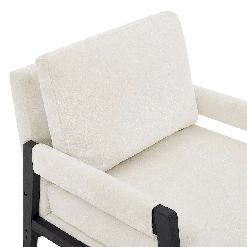 Fauteuil rembourré moderne de style médiéval
