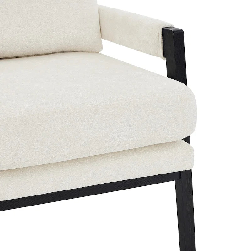 Fauteuil rembourré moderne de style médiéval