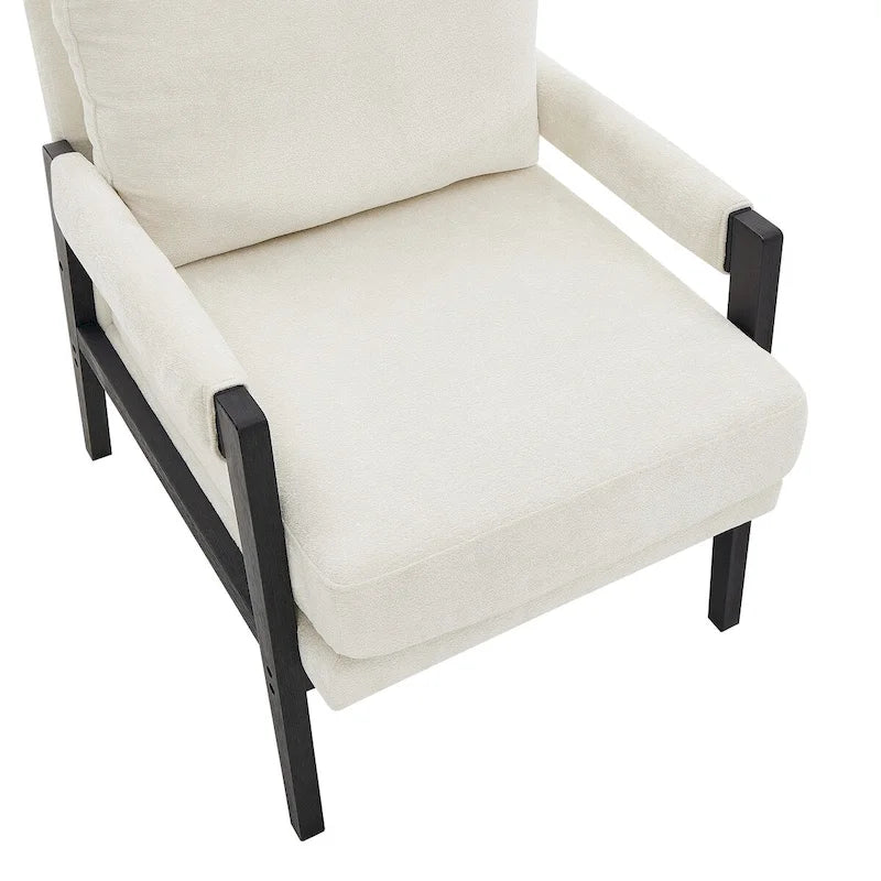 Fauteuil rembourré moderne de style médiéval