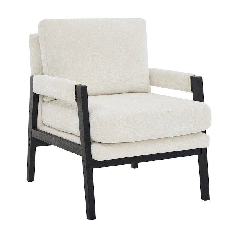 Fauteuil rembourré moderne de style médiéval