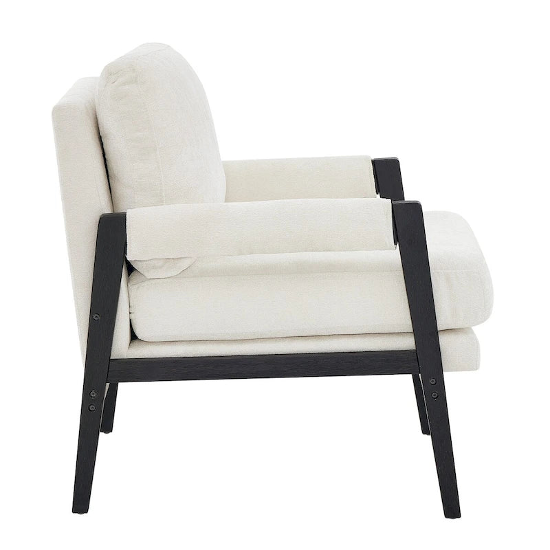 Fauteuil rembourré moderne de style médiéval