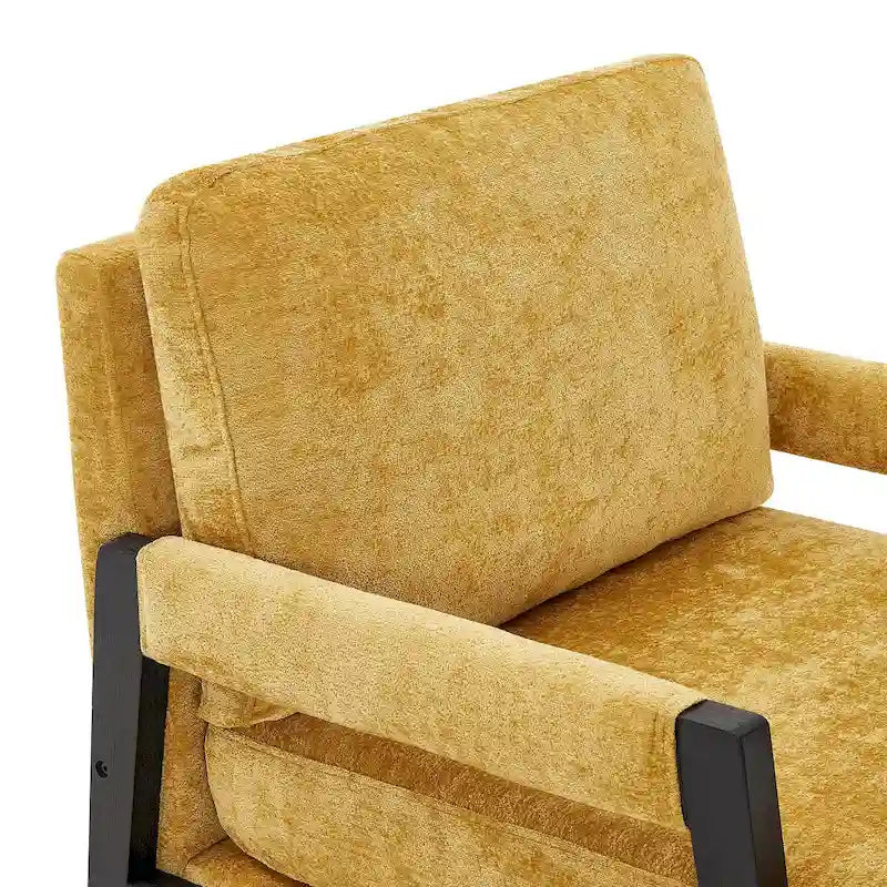 Fauteuil rembourré moderne de style médiéval