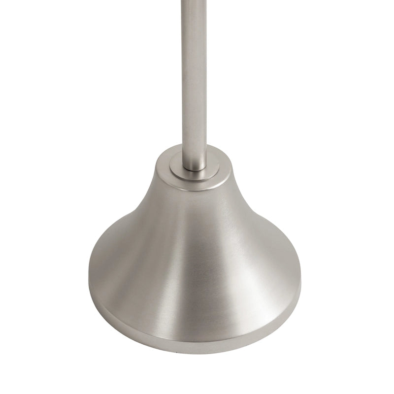 Table d'appoint festonnée en marbre et métal