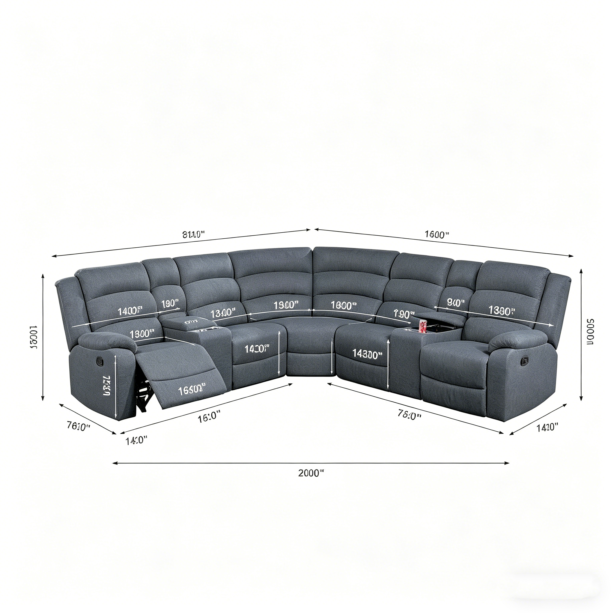 ensemble de fauteuils inclinables