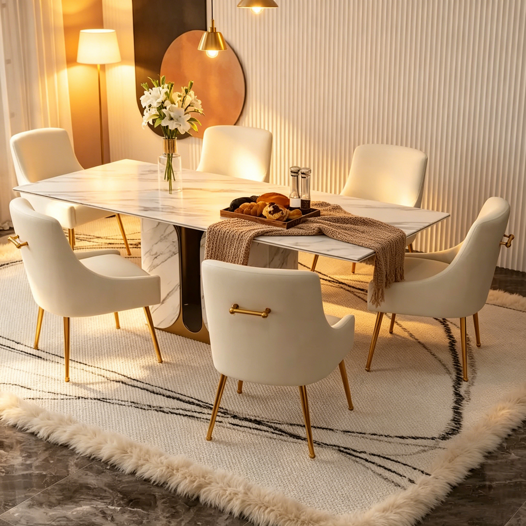 Chaise sans accoudoirs au charme moderne