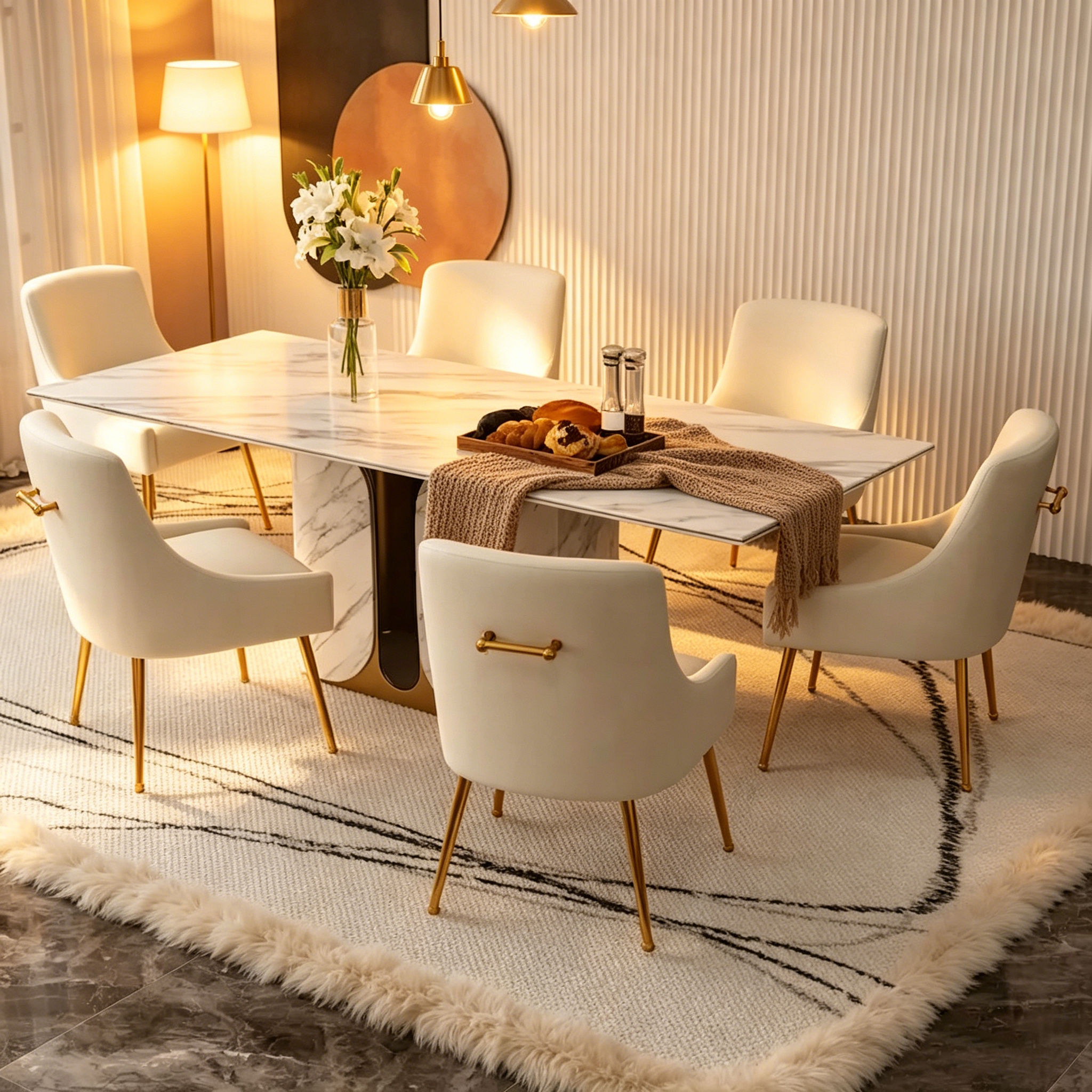 Chaise sans accoudoirs au charme moderne